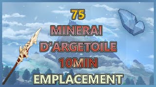 Genshin Impact FR  Emplacement Minerai dArgetoile  Mont Dosdragon 75 [upl. by Virgilia848]