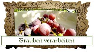 Traubensaft selber machen I Isabellatrauben einkochen [upl. by Leahicm]