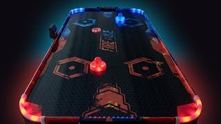 Air Hockey Tisch FIRE vs ICE mit LEDEffekten  Carromco Games 12 [upl. by Nyllaf]