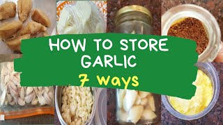 How to Store Garlic [upl. by Aicnorev]