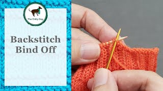 Backstitch Bind Off [upl. by Alket276]