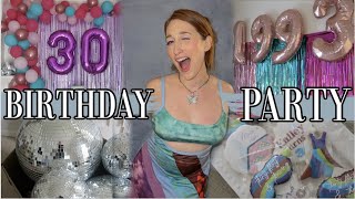 BIRTHDAY VLOG  how to throw a 13 going on 30 party  returning to work postpartum  mom life [upl. by Asenav]