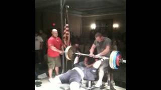 Eliteftscom  Christian Mello 600 bench [upl. by The]