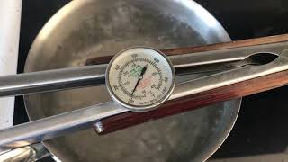 Calibrating the Big Green Egg thermometer [upl. by Runkle]