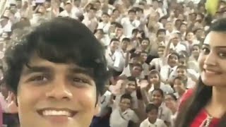 Bhavya Gandhi amp Shraddha At Diwan Ballubhai School Ahmedabad To Promote Pappa Tamne Nahi Samjaay [upl. by Levitus]