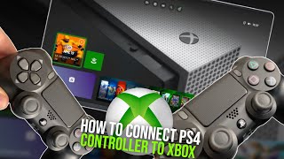 How To Connect PS4 Controller to Xbox  Use PS4 controller on Xbox  Xbox Series  Xbox ONE [upl. by Sheepshanks]