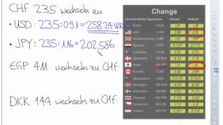 Währungen umrechnen [upl. by Lednahs]