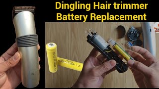 Hair Trimmer Battery Replace  Dingling Hair Trimmer Battery Replace  Dingling Hair Trimmer [upl. by Aural706]