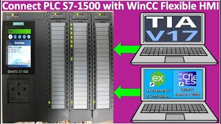 PLC S71500 connect with KEPServer V66 OPC server and WinCC Flexible [upl. by Reni]