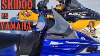 MXZ 800 vs SXR 700Which ones faster [upl. by Adnorrehs104]