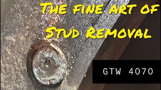 GTW 4070  The Fine Art of Stud Removal [upl. by Tnattirb]