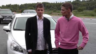 Volvo V60 Plugin Hybrid ptototype test drive [upl. by Baoj]