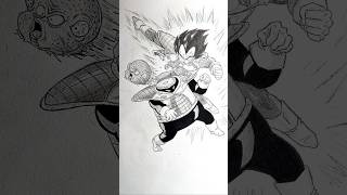 Vegeta VS Guldo Speed drawing Stickman drawing anime shorts [upl. by Ferwerda739]