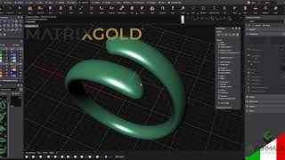 MatrixGold twisted ring [upl. by Sailesh]