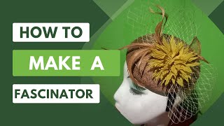 DIY How to wire a fascinator base design a hat [upl. by Jb]