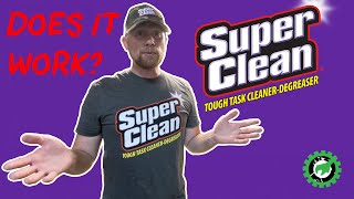 SUPER CLEAN  Tough Task CleanerDegreaser  Does it work  Cleans Grills Brakes Ovens Wheels [upl. by Llenoj536]