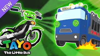 NUEVO🚨Equipo de Rescate Elimina el maleficio de la moto zombi🧟  Película de Tayo para Niños [upl. by Thorr]