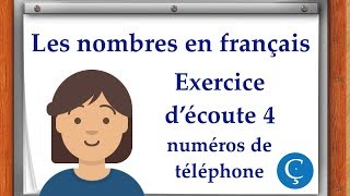 Les nombres en français exercice découte 4 [upl. by Anitsirc949]