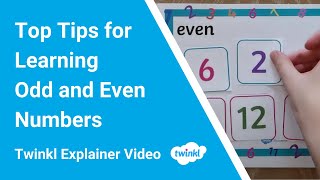 Top Tips for Learning Odd and Even Numbers [upl. by Devitt]