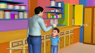 Johny Johny Yes Papa Poem  3D Animation English Nursery rhyme for children with lyrics [upl. by Einwat]