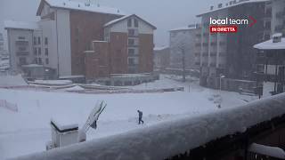 LIVE Madesimo nevica intensamente immagini in diretta [upl. by Vipul344]