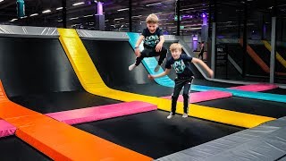 Trampoline Park Fun at Yoump [upl. by Lleroj]