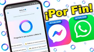 Al Fin LLEGO Meta IA a WhatsApp y a Messenger [upl. by Aleakcim]