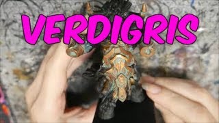 How to Paint Miniatures  Verdigris [upl. by Wanyen415]