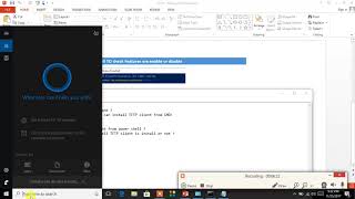 TFTP Client Installation GUI CUI Power Shell In windows 10 [upl. by Eirdua478]