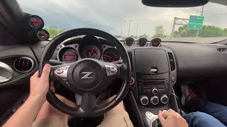 700WHP SINGLE TURBO 370Z PULL INSANE TURBO NOISE [upl. by Baten]