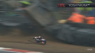 BSB Brands Hatch R12 2018 Crashes  Jake Dixon James Ellison Michael Laverty [upl. by Christine128]