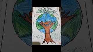 Drawing Competition for Children’s Day  child labour  save girl child childrensday drawing [upl. by Clemen53]