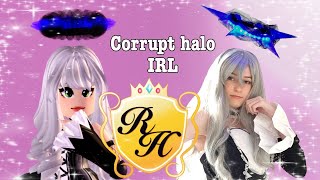 Corrupt halo IRL  Royale High Cosplay  Halo Remake Series Ep1 [upl. by Leiser]