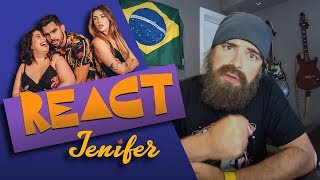 Jeniffer Gabriel Diniz  REACT NANDO BORRA [upl. by Ivad]