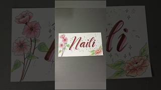 Your Name Lettering Art lettering art byrequest [upl. by Lacsap]