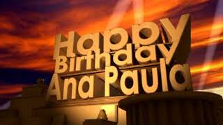 Happy Birthday Ana Paula [upl. by Demha]