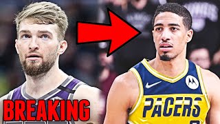 SACRAMENTO KINGS TRADE TYRESE HALIBURTON AND BUDDY HIELD TO INDIANA PACERS FOR DOMANTAS SABONIS [upl. by Veriee]