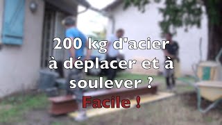 Déplacer et lever un HEB de 200 kg  Facile [upl. by Moriyama242]