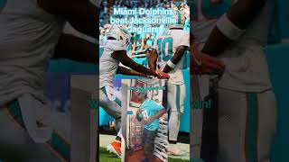 When My Dolphins win Dolphins beat Jaguars 2017 [upl. by Snebur]