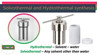 solvothermal and hydrothermal synthesis of nanomaterials  solvothermal method  hydrothermal method [upl. by Epoillac]