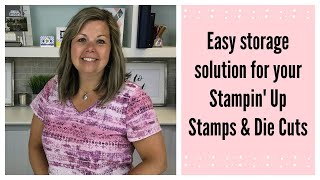 An Easy Storage Solution For Your Coordinating Stampin’ Up Dies [upl. by Scopp]