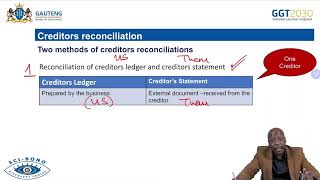 Creditors Reconciliation [upl. by Annawt]