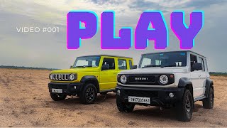 Jimny play Date at the Palar River [upl. by Nylirac]