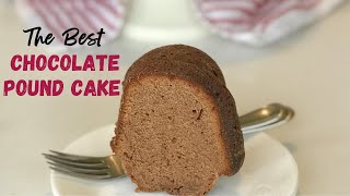 Easy Chocolate Cream Cheese Pound Cake Recipe [upl. by Forrester444]