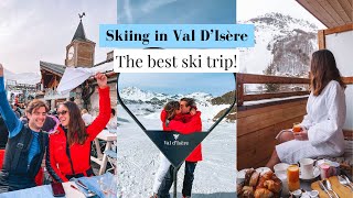 A week skiing in Val dIsère  The best ski trip ever [upl. by Zzaj425]