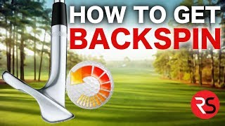 How to hit golf shots with backspin [upl. by Suirradal]