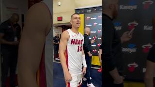 MiamiHeat Tyler Herro arriving to the practice facilities for interviews shorts [upl. by Aoh661]