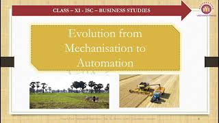 Class 11 II Business Studies II Automation at workplaces II ISC II Vidya Myriad II CBGupta [upl. by Nasaj]