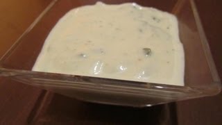 Salsa Tártara Deliciosa y Fácil  Tartar Sauce [upl. by Sdlonyer]