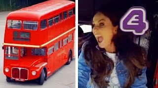 Extreme 3 Point Turns With Double Decker Bus  All Star Driving School [upl. by Tasiana]